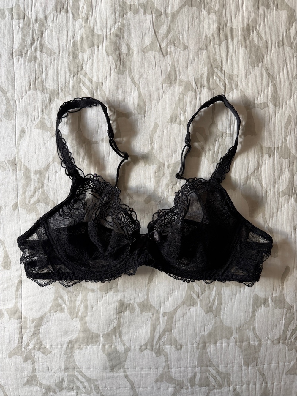 Lise Charmel Soir de Venise Full Cup Bra in Noir  Diamant (Black) - Picture 4 of 7
